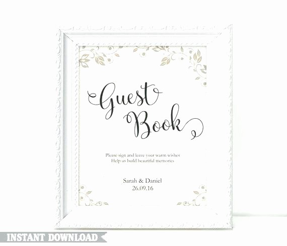 Wedding Guest List Print Out Fresh Open House Sign In Sheet Printable Template Guest List Log