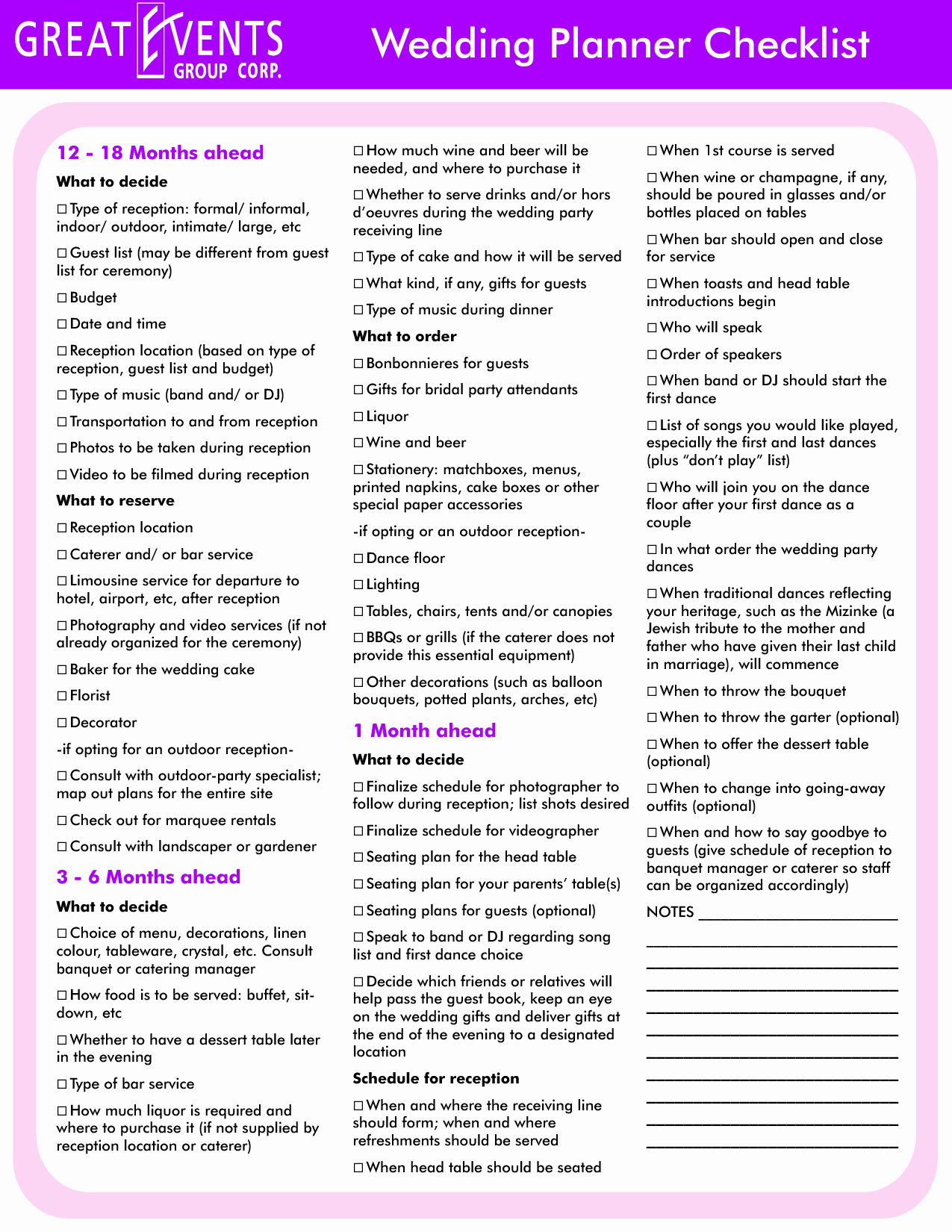 Wedding List to Do Template Beautiful Wedding Planning Checklist