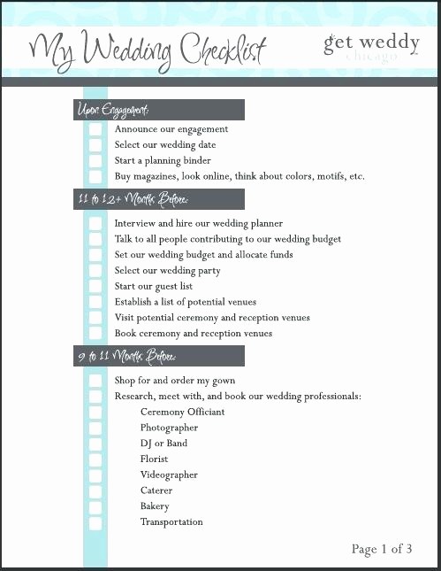 Wedding Planning Timeline Template Excel Luxury Baby Shower Planner with Checklist Planning Kt S Template
