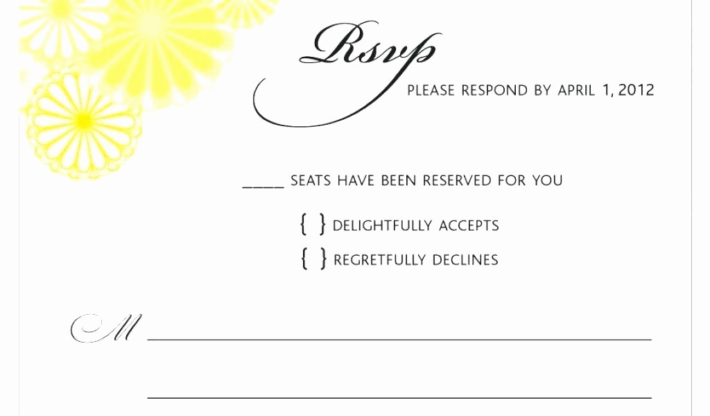 Wedding Response Card Templates Free Unique Beaufiful Wedding Response Card Template