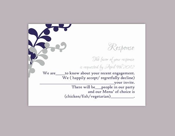 Wedding Response Cards Templates Free Unique Diy Wedding Rsvp Template Editable Text Word File Download