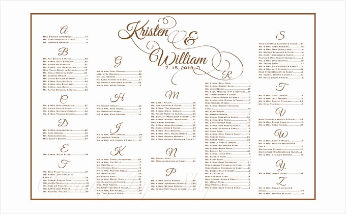 Wedding Seating Charts Templates Free Beautiful Wedding Seating Chart Template