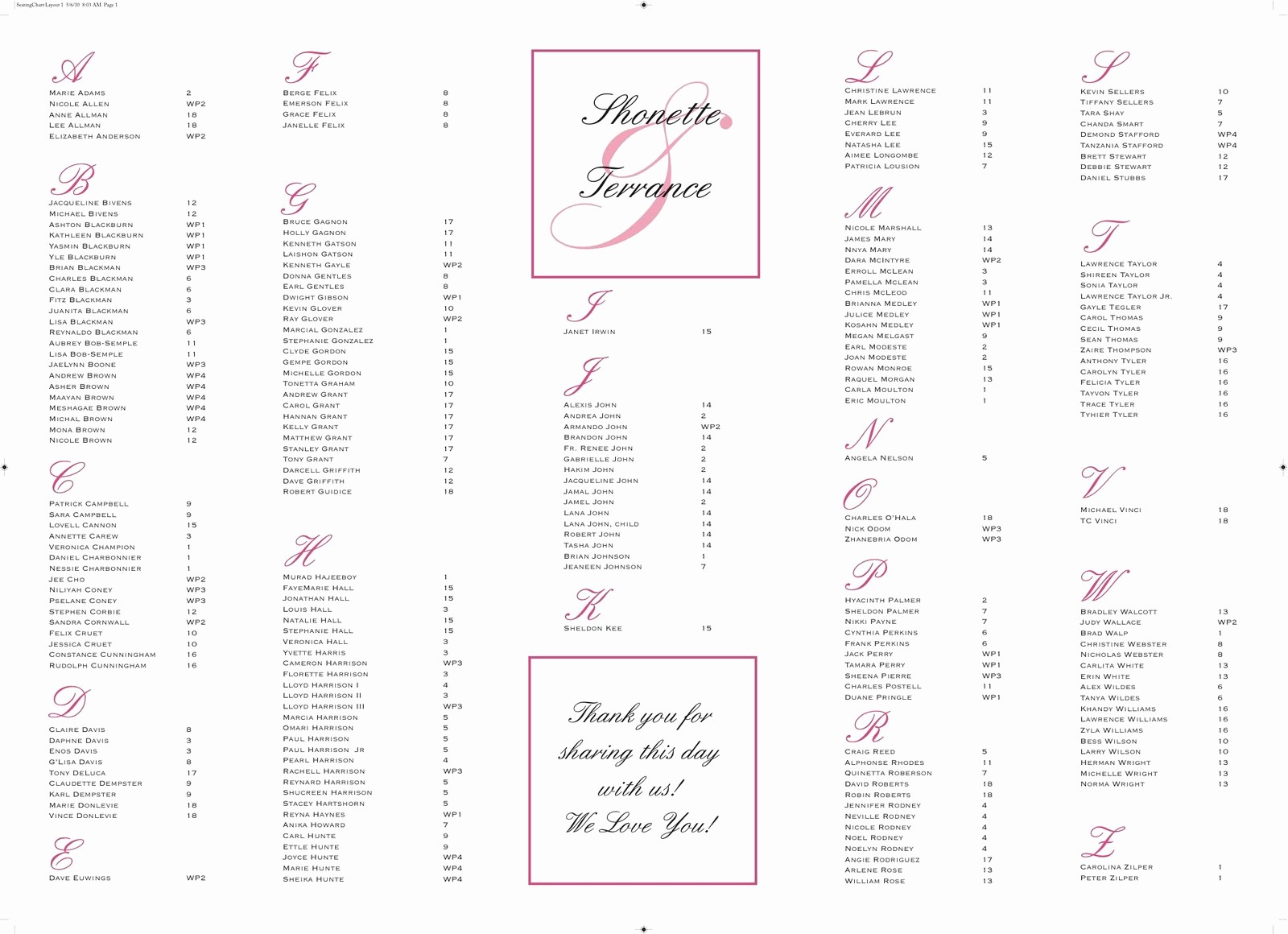 Wedding Seating Charts Templates Free Elegant 10 Best Of Blank Reception Seating Chart Table