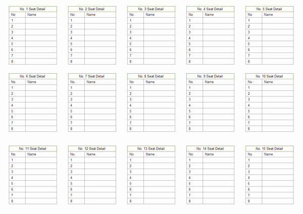 Wedding Seating Charts Templates Free Unique Table Plan software