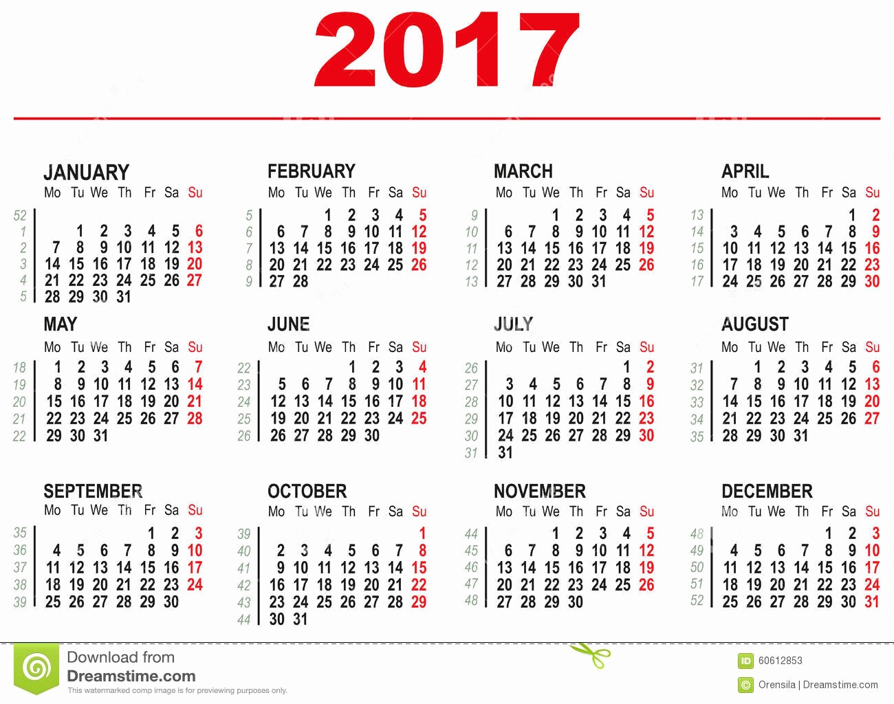 Week by Week Calendar Template Luxury Weekly Calendar 2017