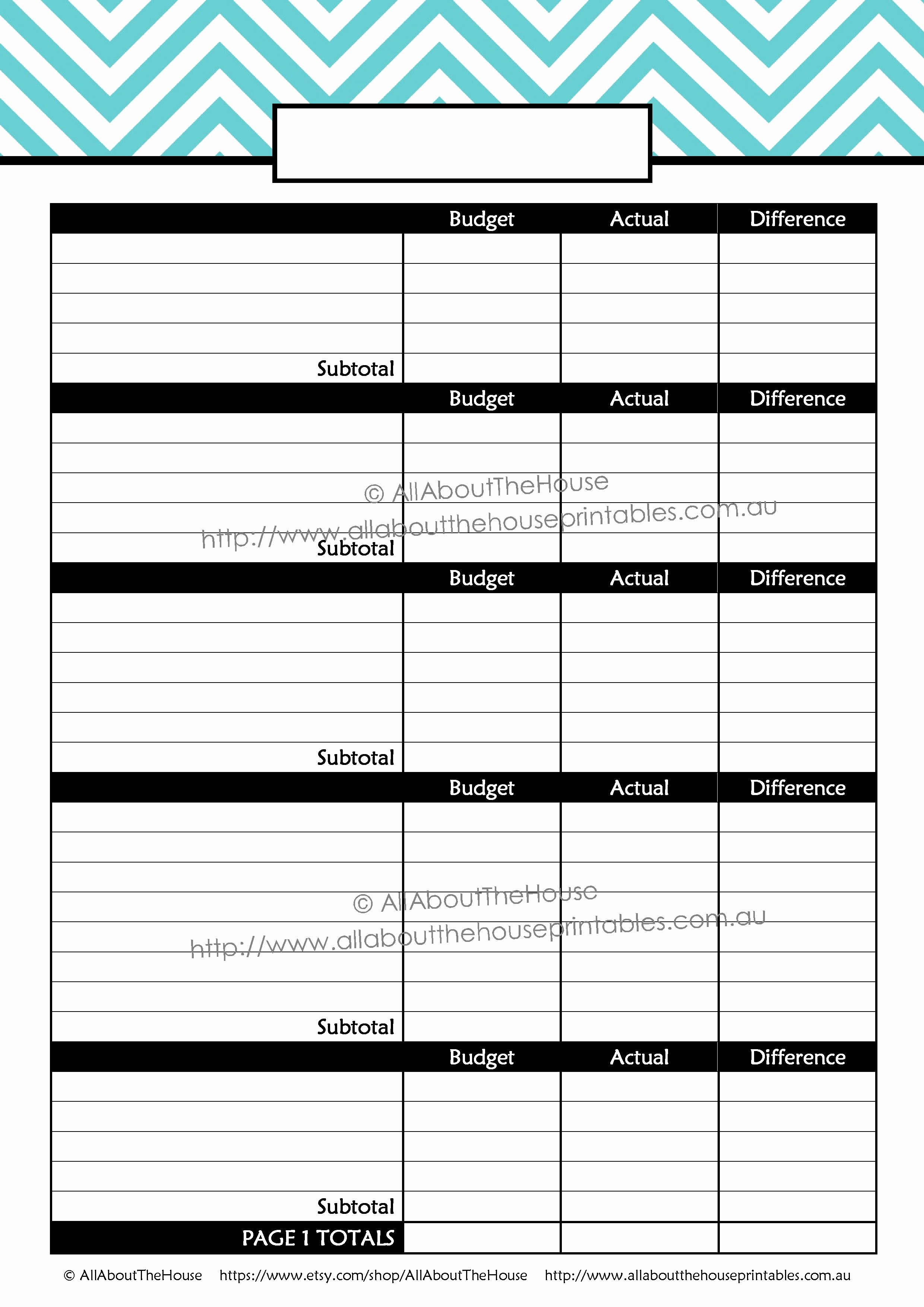 Weekly and Monthly Budget Template Fresh Printable Debt Tracker