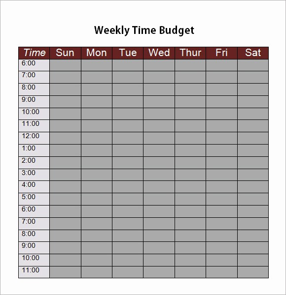 Weekly and Monthly Budget Template Unique 8 Weekly Bud Samples – Pdf Word