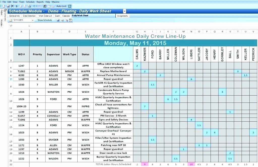 Weekly Employee Schedule Template Excel Beautiful Template for Employee Schedule – Freewarearenafo