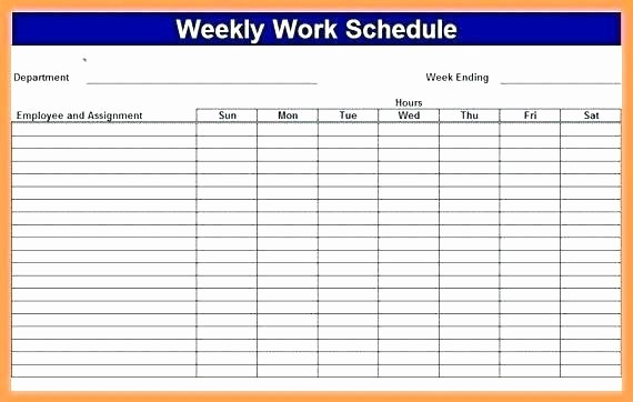 Weekly Employee Shift Schedule Template Awesome Excel Employee Work Schedule Template – Whatafanub