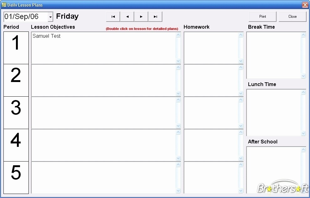 Weekly Planner Template for Teachers Lovely Download Free Teachers Lesson Planner Teachers Lesson