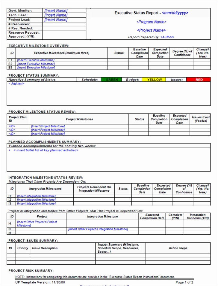 Weekly Project Status Report Templates Beautiful 6 Status Report Templates Free Word Pdf Excel formats