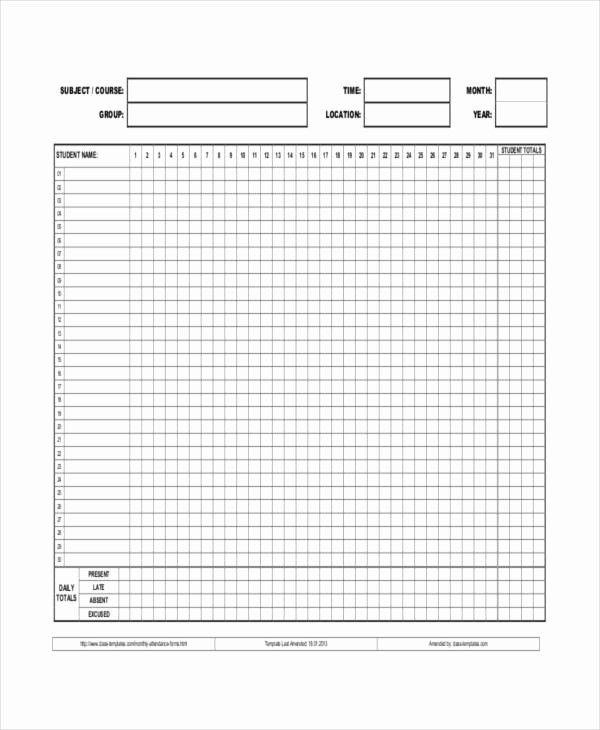 Weekly Sign In Sheet Template Lovely 12 attendance Sign In Sheet Templates Free Sample