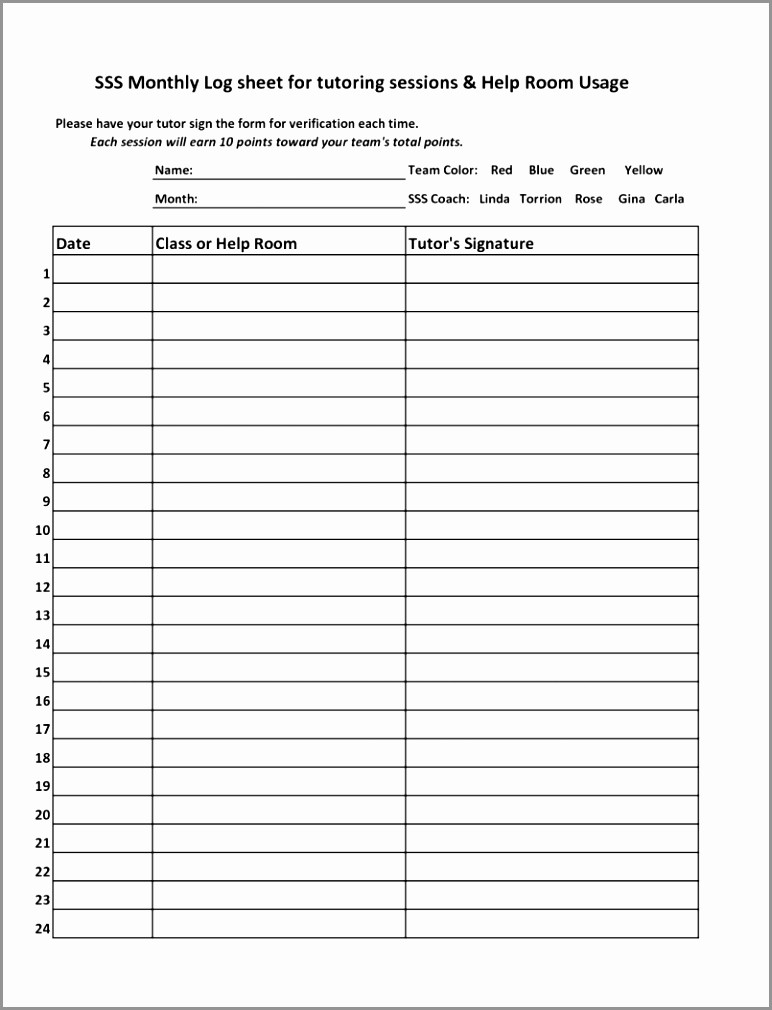 Weekly Sign In Sheet Template Unique 6 Employee Sign In Sheet Template Excel Tapyu