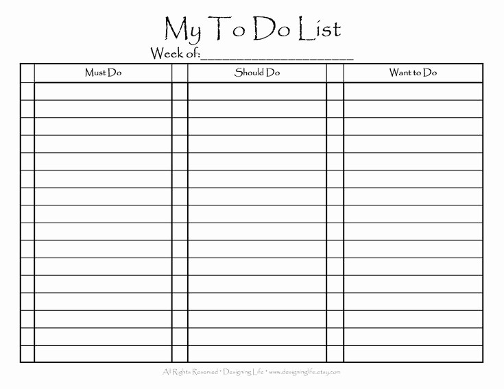 Weekly Things to Do List Unique Gift Week Day 1 Free to Do List Printable