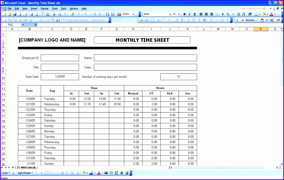 Weekly Time Schedule Template Excel Inspirational 14 Free Excel Employee Schedule Template Exceltemplates