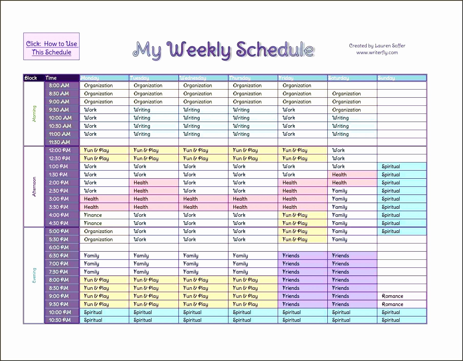 Weekly Work Schedule Template Excel Elegant 10 How to Create Daily Work Schedule In Excel