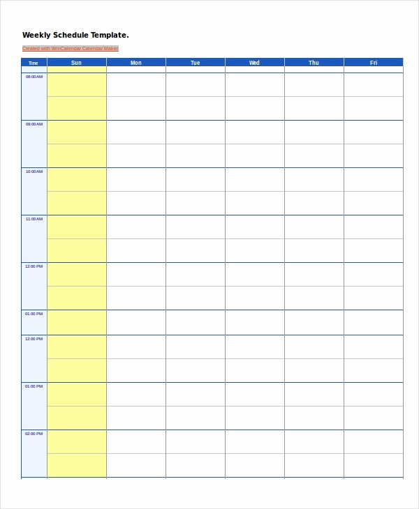 Weekly Work Schedule Template Word Best Of Work Schedule 14 Free Pdf Word Excel Documents