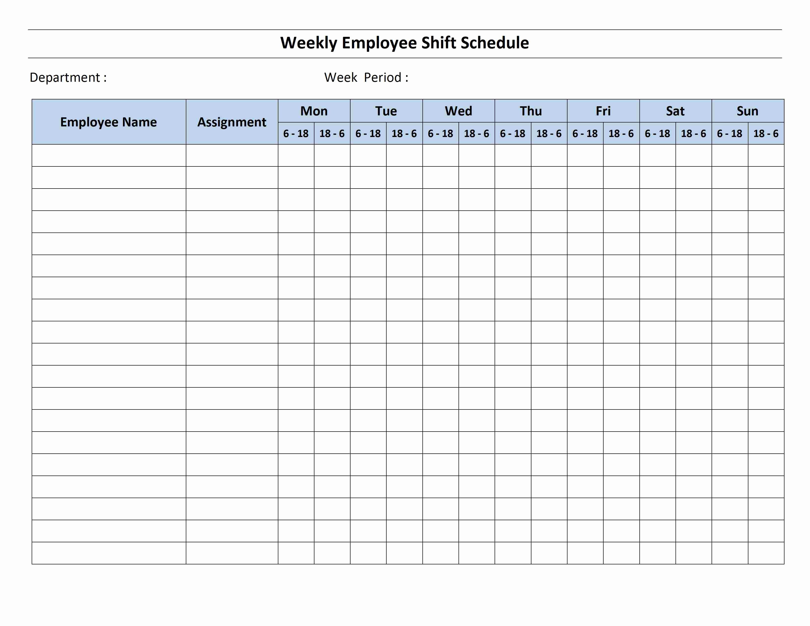 Weekly Work Schedule Template Word Lovely 12 Hour Shift Schedule Template