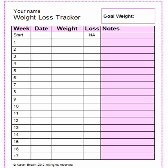 Weight Loss Challenge Chart Template Inspirational Pin by Billys Junebug On Free Printables Digitals Meal
