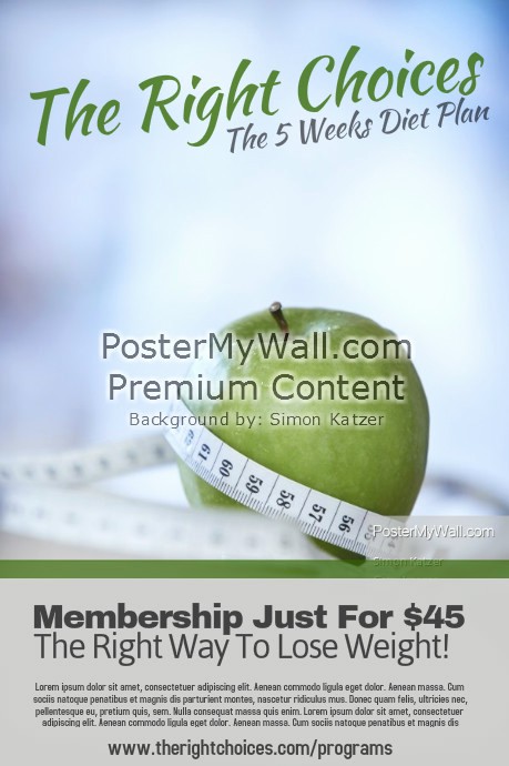 Weight Loss Challenge Flyer Template Luxury Weight Loss Poster Template