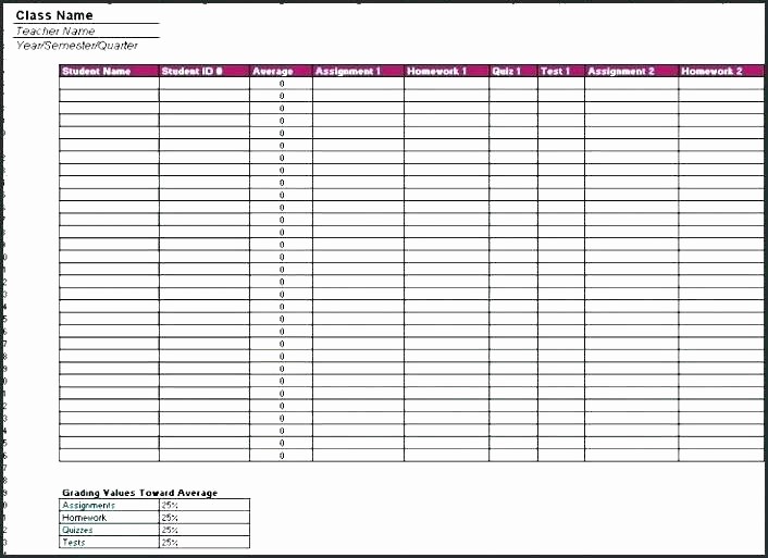 Weighted Grade Calculator Excel Template Best Of Excel Student Grade Sheet Template Calculator and Tracker