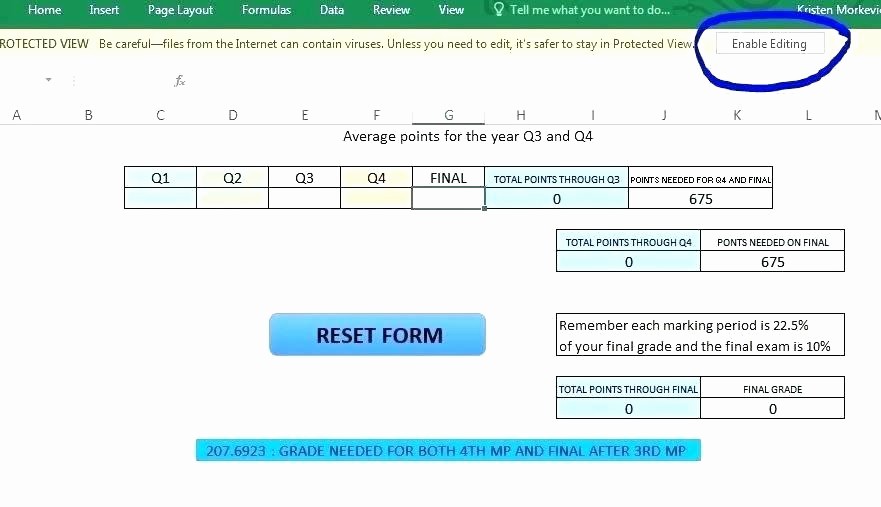 Weighted Grade Calculator Excel Template Elegant Excel Gpa Calculator Weighted Grade Calculator Excel Excel