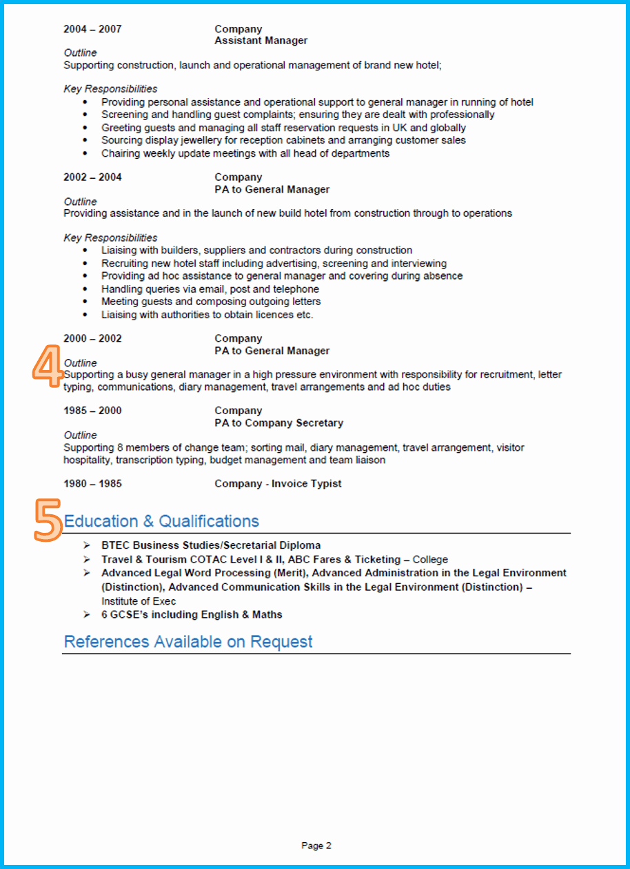 What is A Cv Letter Luxury Example Of A Good Cv