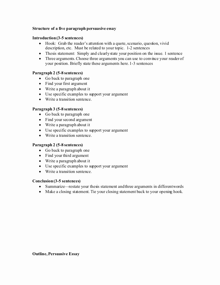 What is A Speech Outline Inspirational Persuasive Outline