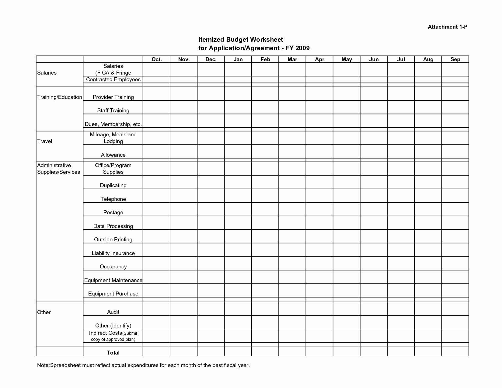 What is An Itemized Budget Awesome 15 Best Of Blank Bud Worksheet Template Blank