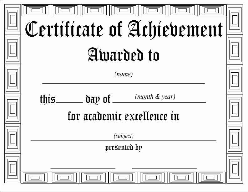 What is Certificate Of Achievement Best Of Seasonal Certificates &amp; Memories