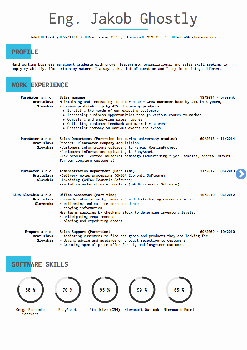 What Microsoft Program Makes Resumes Awesome 10 Real It Resume Examples that Got People Hired at