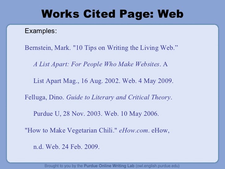 What&amp;#039;s A Work Cited Page Unique Mla formatting