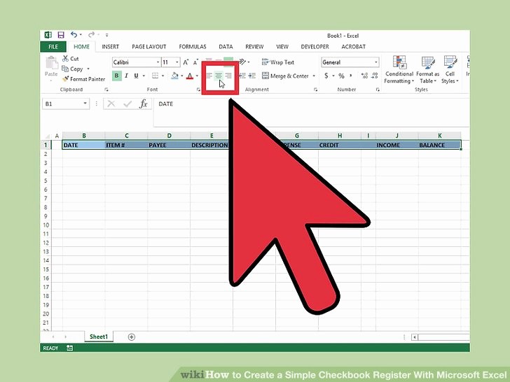 Where to Buy Check Registers Elegant How to Create A Simple Checkbook Register with Microsoft Excel