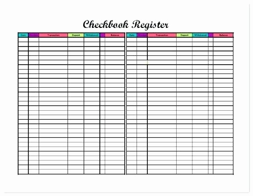 Where to Buy Check Registers Fresh Free Checkbook Register Buy Ledger Registers – Hetero