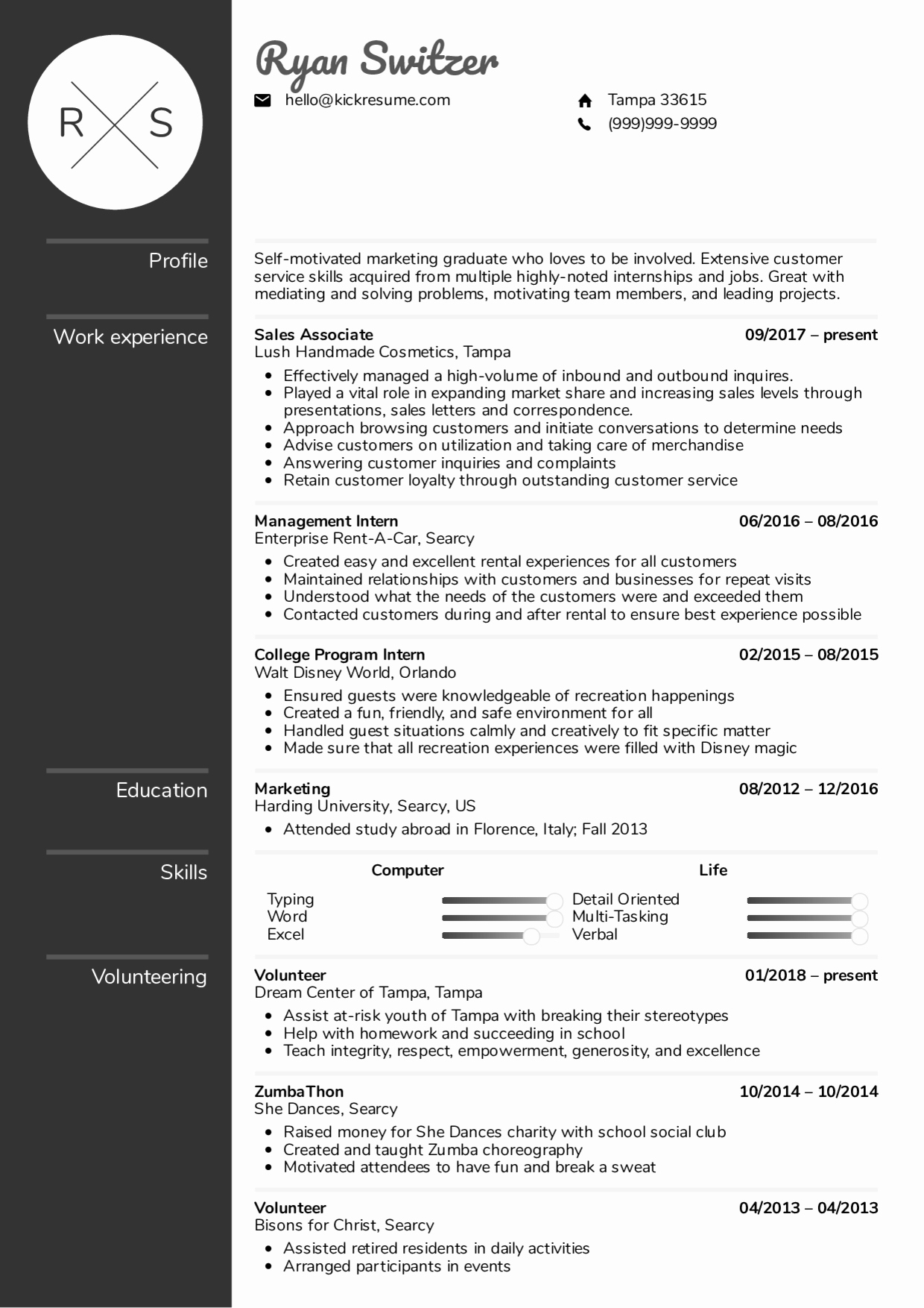 Where to Find Resume Templates Elegant Resume Examples by Real People Sales associate Resume