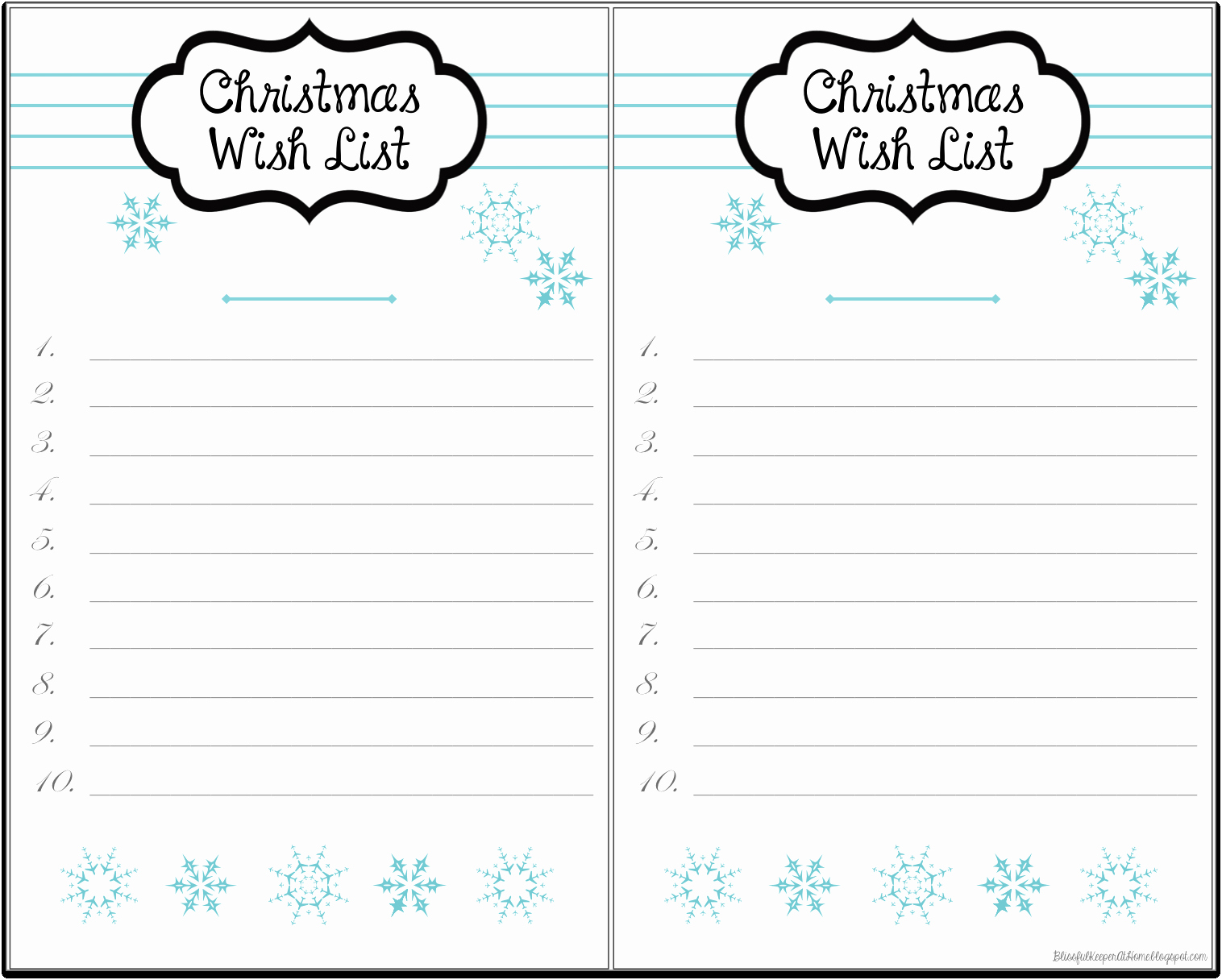50 Wish List Template Microsoft Word 