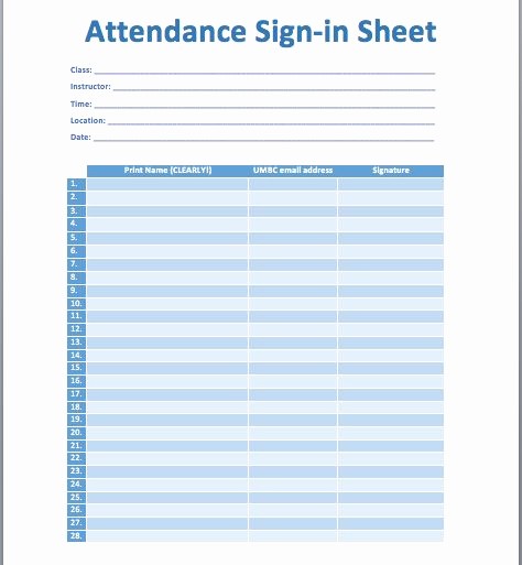 Word Template Sign In Sheet New This attendance Sign In Sheet Template is Created Using Ms