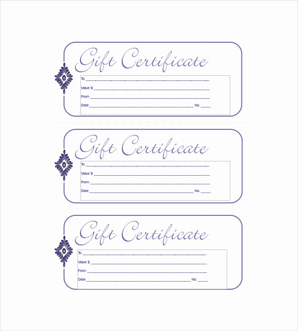 Word Templates for Gift Certificates Awesome 14 Business Gift Certificate Templates Free Sample
