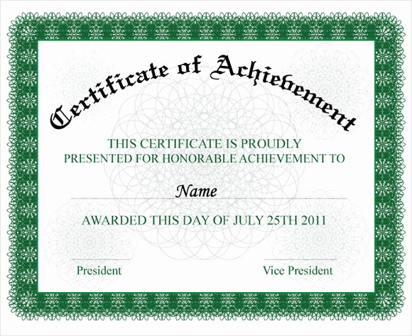 Wording for Certificate Of Achievement Best Of 9 Certificate Of Achievement Templates