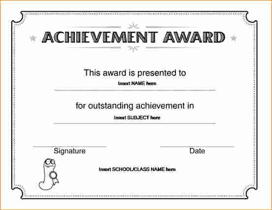Wording for Certificate Of Achievement Lovely 13 New Certificate Of Achievements