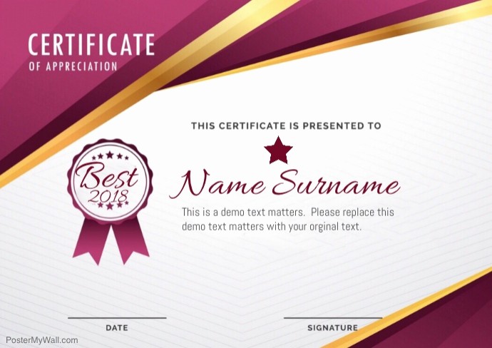 Words for Certificate Of Appreciation Awesome Certificate Appreciation Template