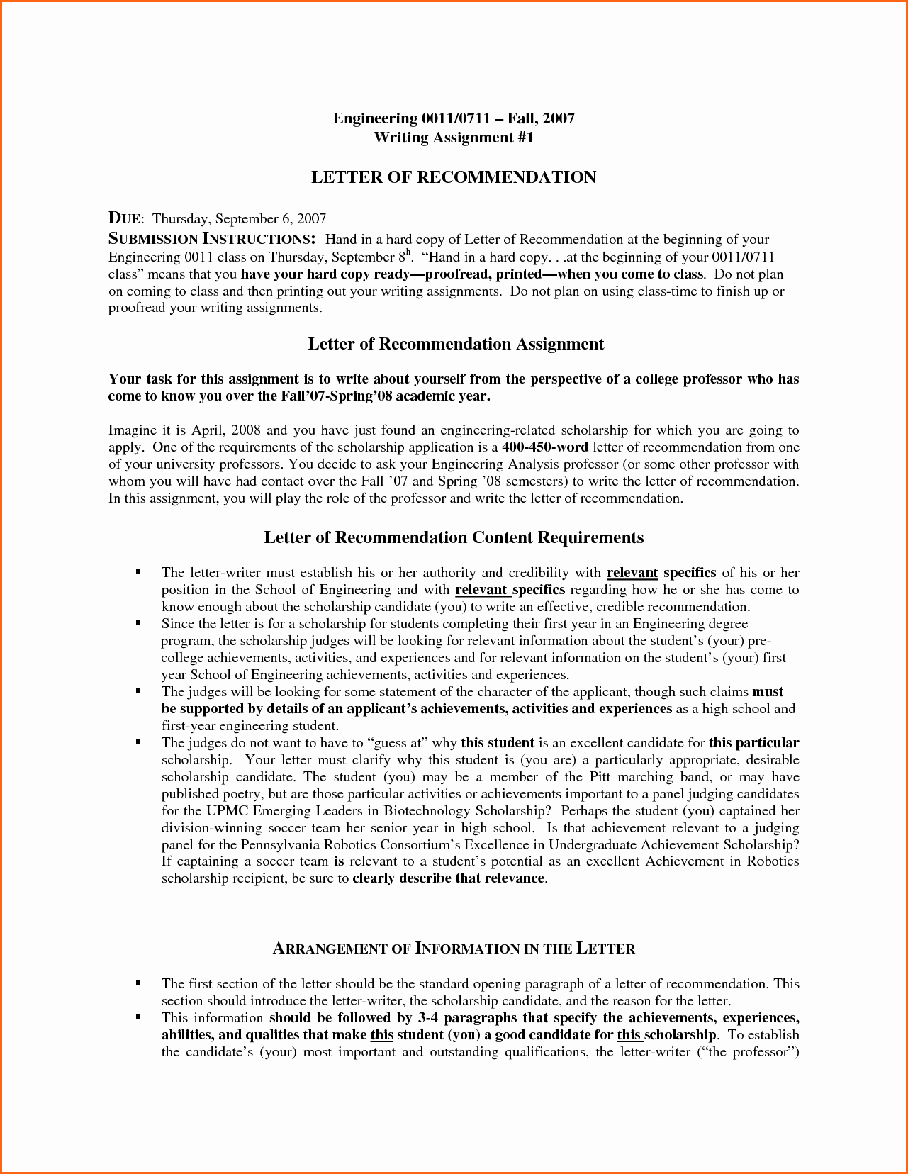 Words for Letters Of Recommendation Elegant Letter Re Mendation Word Template