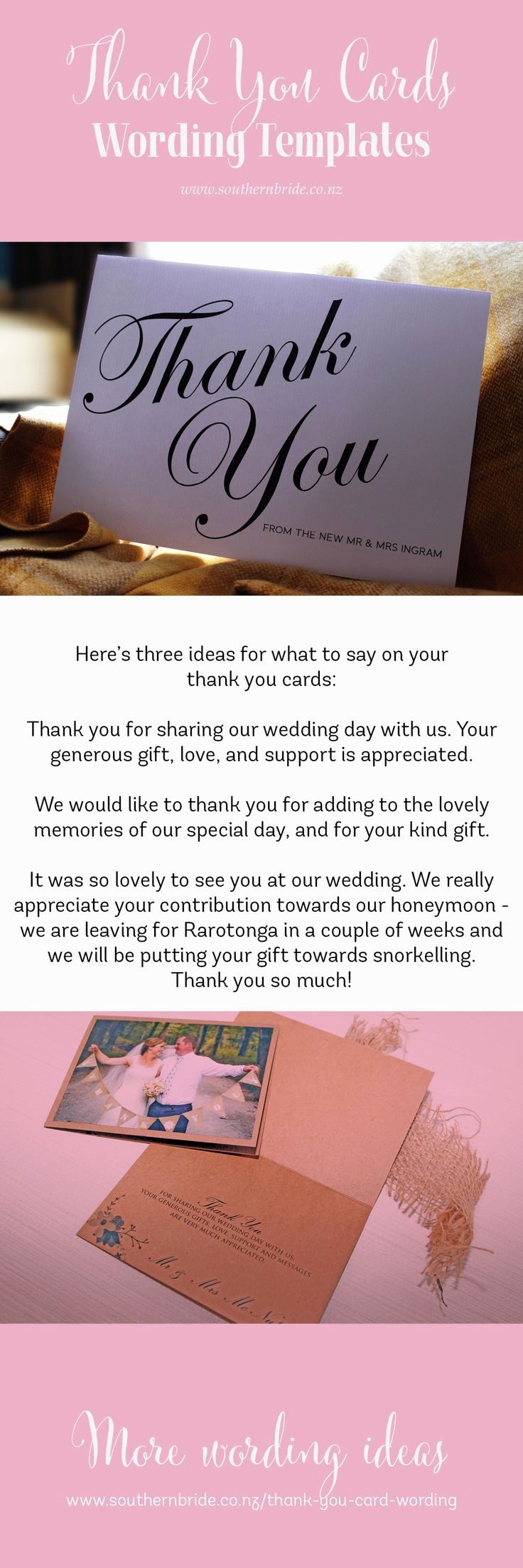 Words for Thank You Card Best Of 1000 Ideas About Thank You Card Wording On Pinterest