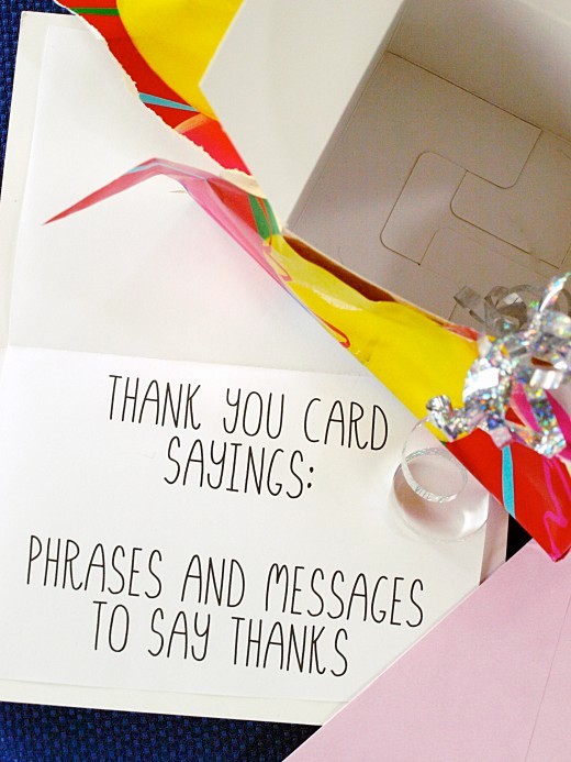 Words for Thank You Card Best Of Thank You Card Sayings Phrases and Messages to Say Thanks