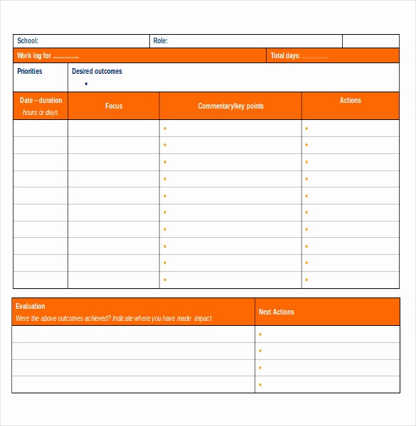 Work Log Sheet Template Excel Beautiful Daily Work Log Template Microsoft Excel Salonbeautyform