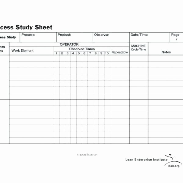 Work Time Study Template Excel Luxury Time Study Template – Homefitfo