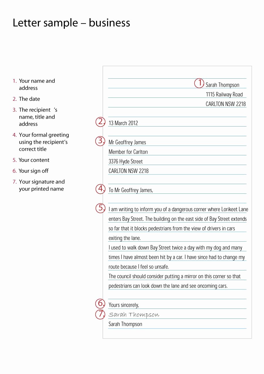 Writing A formal Business Letter Awesome 35 formal Business Letter format Templates &amp; Examples