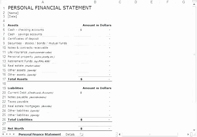 Year End Financial Statement Template New Free Year End Financial Statement Template Monthly and