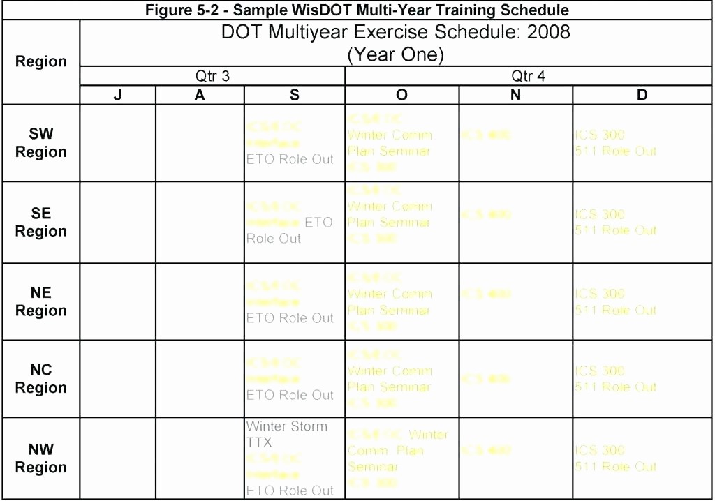 Yearly Work Schedule Template Excel Awesome Army Training Schedule Template – asctech