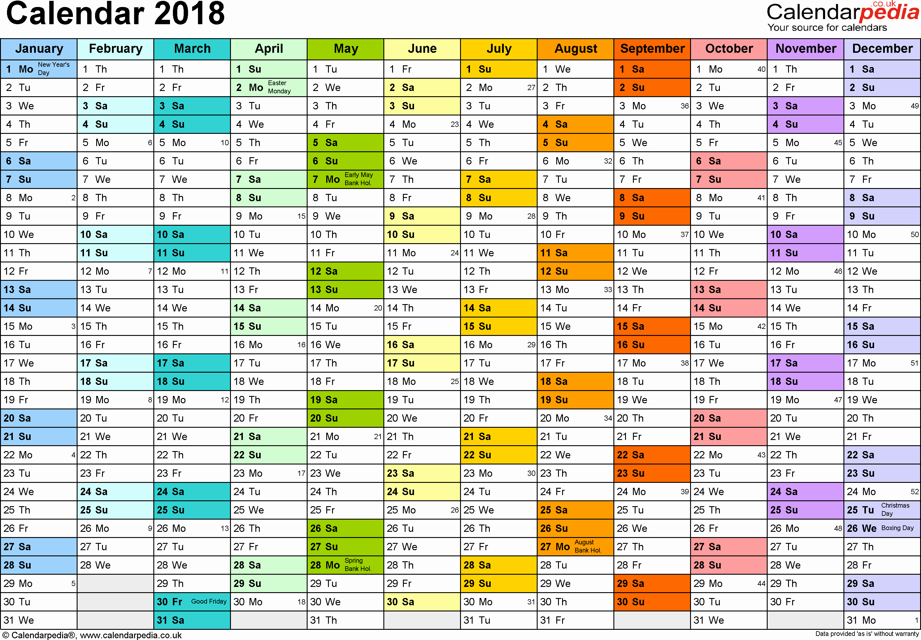 Yearly Work Schedule Template Excel Fresh 2018 Calendar Excel